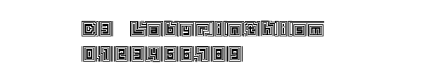 Fuente D3 Labyrinthism.ttf