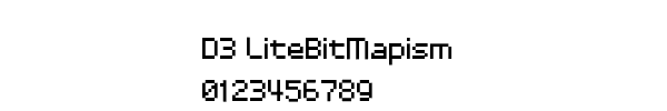 Fuente D3 LiteBitMapism.ttf