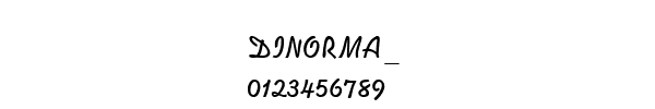 Fuente DINORMA_.TTF
