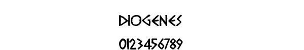 Fuente DIOGENES.ttf