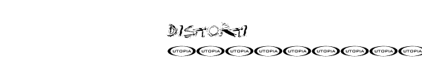 Fuente DISTORTI.TTF