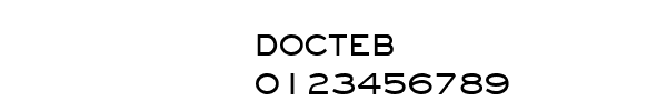 Fuente DOCTEB.TTF