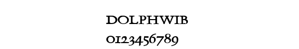 Fuente DOLPHWIB.TTF