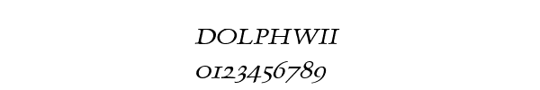 Fuente DOLPHWII.TTF