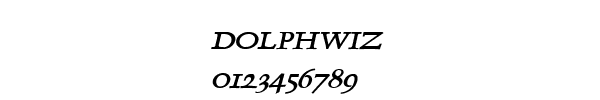 Fuente DOLPHWIZ.TTF