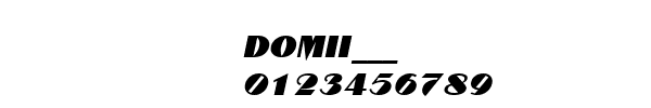 Fuente DOMII___.TTF