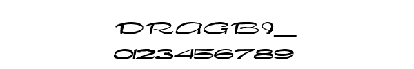 Fuente DRAGBI__.TTF