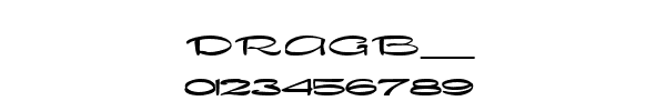 Fuente DRAGB___.TTF