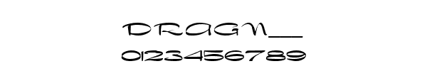 Fuente DRAGN___.TTF