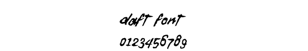 Fuente Daft Font.TTF