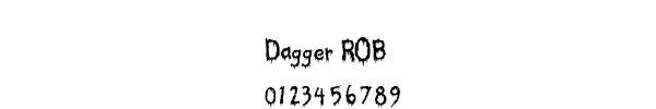 Fuente Dagger ROB.ttf