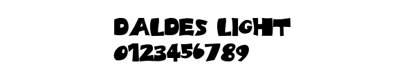 Fuente Daldes Light.TTF