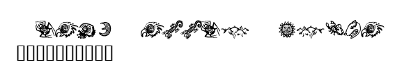 Fuente Death Valley Dingbats.ttf