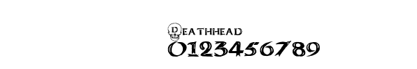 Fuente Deathhead.ttf