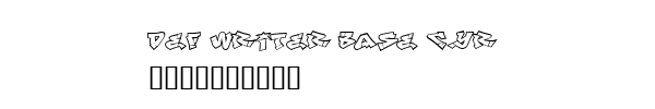 Fuente Def Writer BASE Cyr.ttf