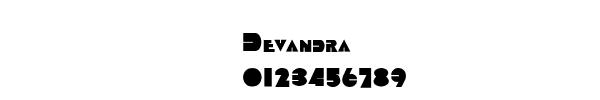 Fuente Devandra.ttf