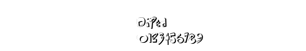 Fuente DiPed.ttf