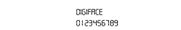 Fuente Digiface.ttf
