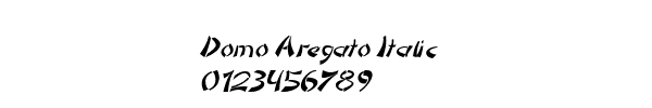 Fuente Domo Aregato Italic.ttf