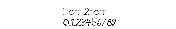 Fuente Dot2dot.ttf