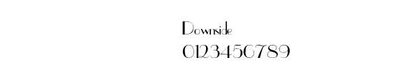 Fuente Downside.ttf