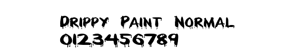 Fuente Drippy Paint Normal.ttf