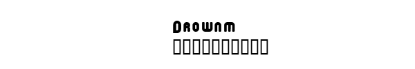 Fuente Drownm.ttf