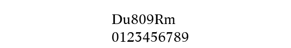 Fuente Du809Rm.ttf