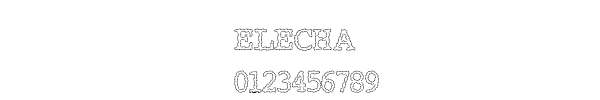 Fuente ELECHA.TTF