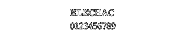 Fuente ELECHAC.TTF