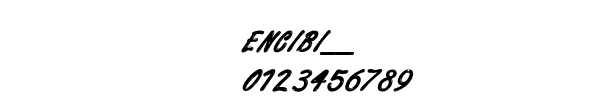 Fuente ENCIBI__.TTF