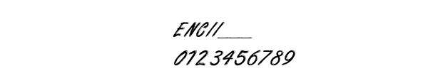 Fuente ENCII___.TTF