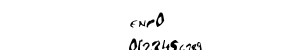 Fuente ENP0.TTF