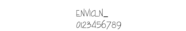 Fuente ENVICLN_.TTF