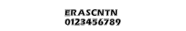 Fuente ERASCNTN.TTF