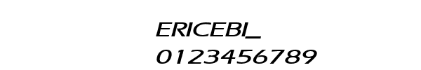 Fuente ERICEBI_.TTF