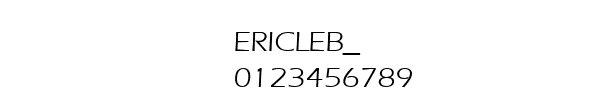 Fuente ERICLEB_.TTF