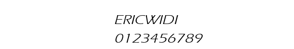 Fuente ERICWIDI.TTF