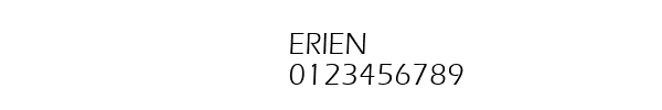 Fuente ERIEN.TTF