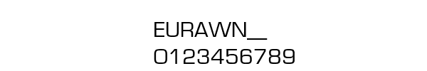 Fuente EURAWN__.TTF