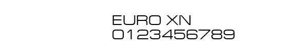 Fuente EURO XN.TTF