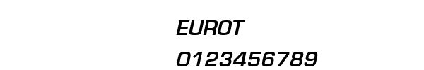Fuente EUROT.TTF