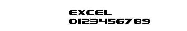Fuente EXCEL.TTF