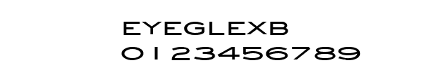 Fuente EYEGLEXB.TTF