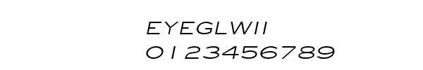 Fuente EYEGLWII.TTF