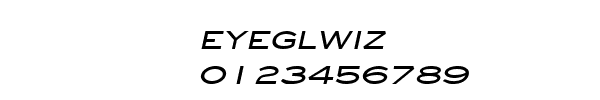 Fuente EYEGLWIZ.TTF
