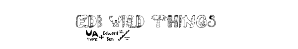 Fuente Edb Wild Things.ttf