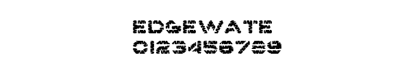 Fuente Edgewate.ttf