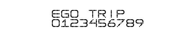 Fuente Ego trip.ttf