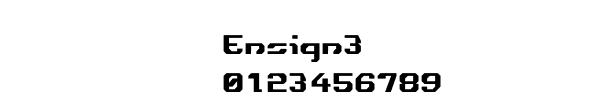Fuente Ensign3.ttf